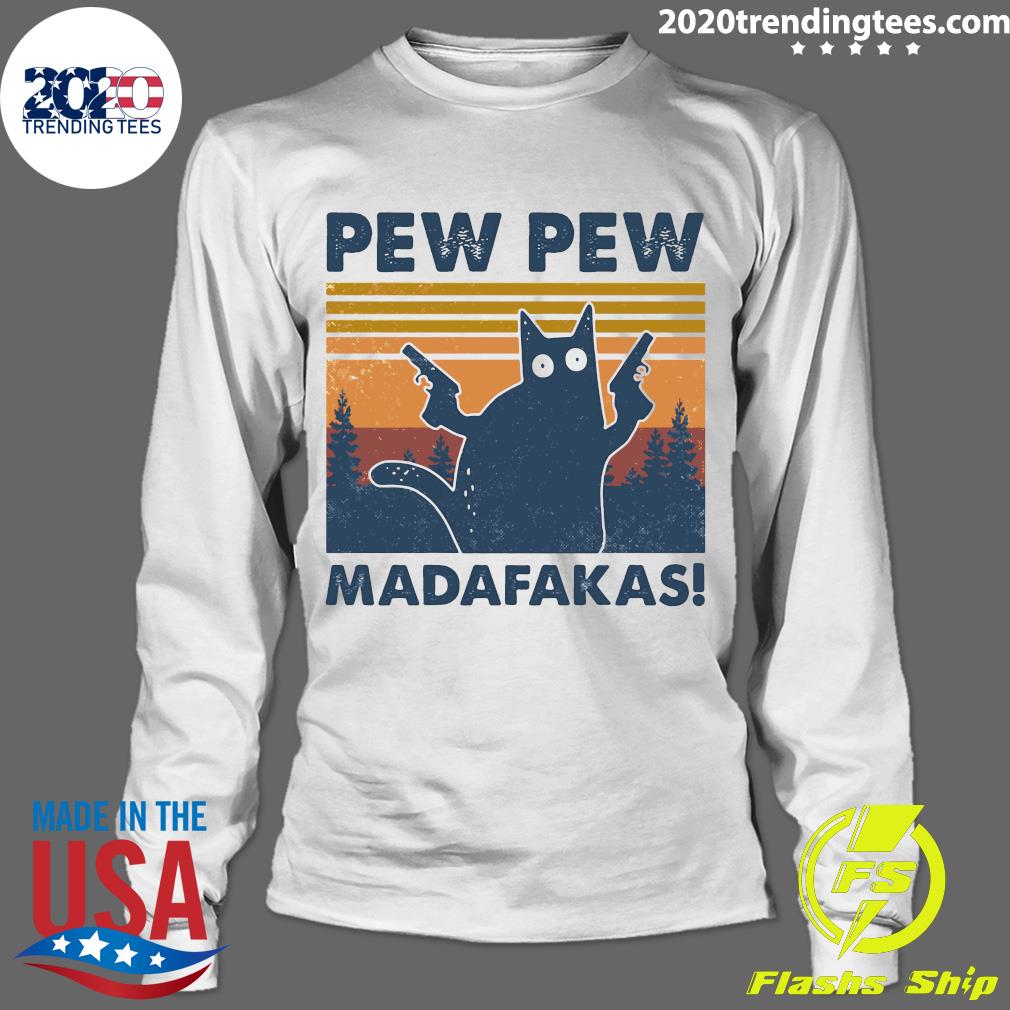 Cat Pew Madafakas - Adult & Kids T-Shirts, Sweatshirts & Hoodies apparel design preview 4
