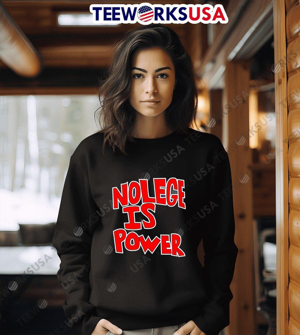 Nolege Is Power - Adult & Kids T-Shirts, Sweatshirts & Hoodies apparel design preview 3
