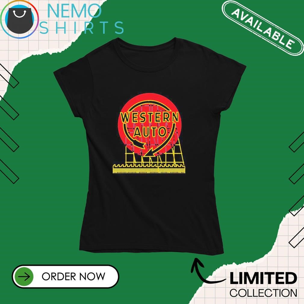 Western Auto KC sign - Adult & Kids T-Shirts, Sweatshirts & Hoodies apparel design preview 4