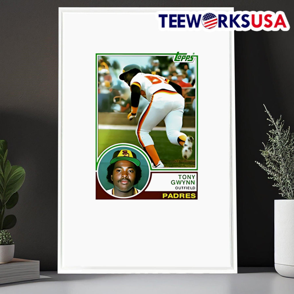 Tony Gwynn Outfield Padres - Adult & Kids T-Shirts, Sweatshirts & Hoodies apparel design preview 6