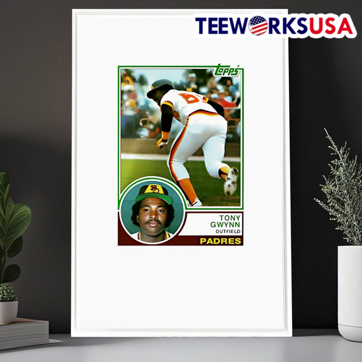 Tony Gwynn Outfield Padres - Adult & Kids T-Shirts, Sweatshirts & Hoodies apparel design preview 6
