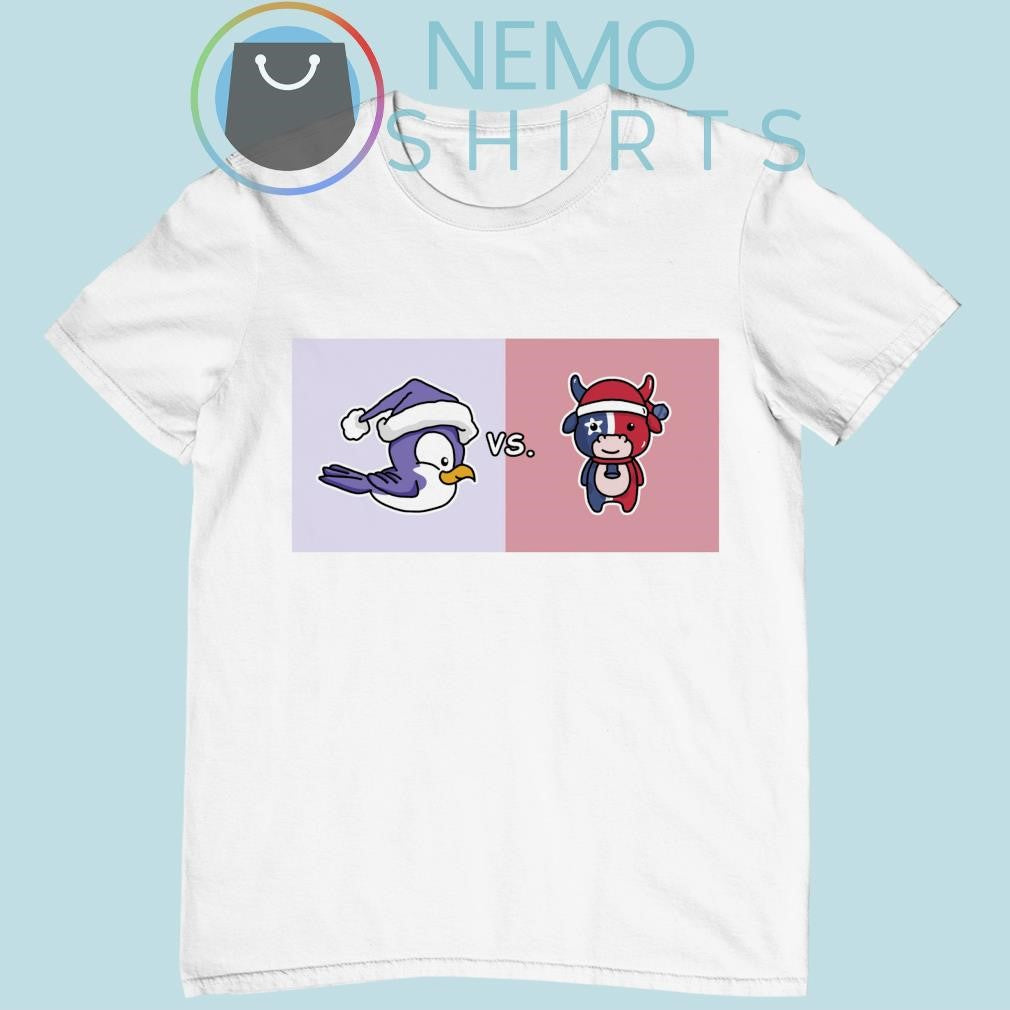 Baltimore Ravens vs Houston Texans Christmas matchup - Adult & Kids T-Shirts, Sweatshirts & Hoodies apparel design preview 1