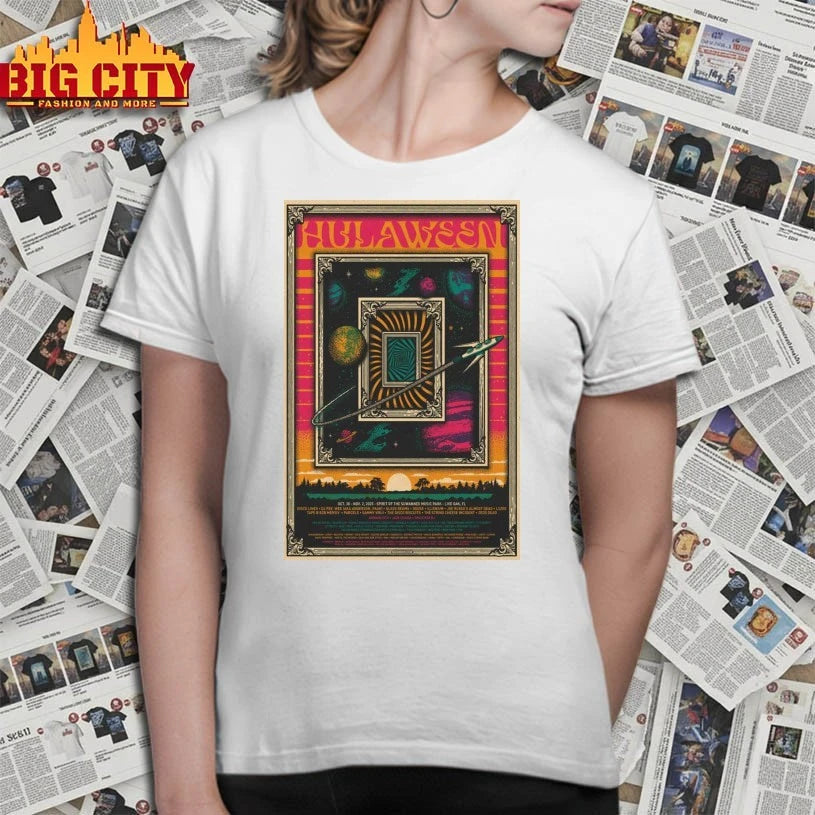 Hulaween Live Oak, Florida 2025 Poster - Adult & Kids T-Shirts, Sweatshirts & Hoodies apparel design preview 3