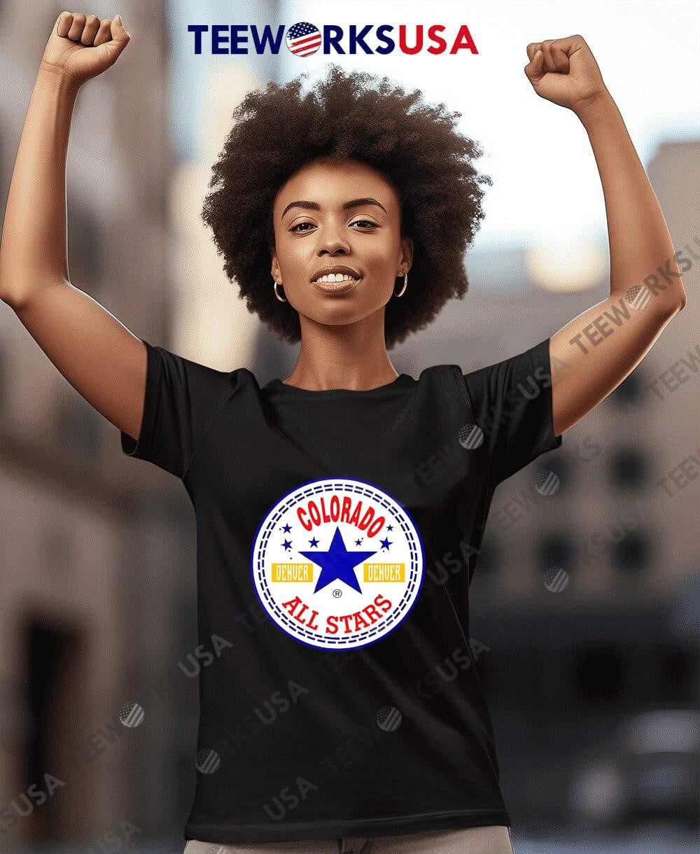 Colorado denver all stars logo - Adult & Kids T-Shirts, Sweatshirts & Hoodies apparel design preview 8