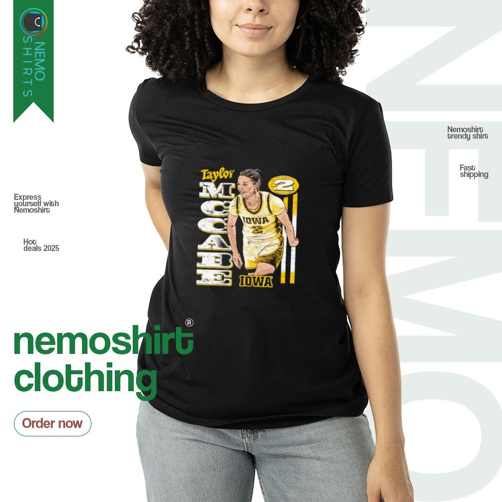 Taylor McCabe Iowa Hawkeyes illustrated - Adult & Kids T-Shirts, Sweatshirts & Hoodies apparel design preview 3
