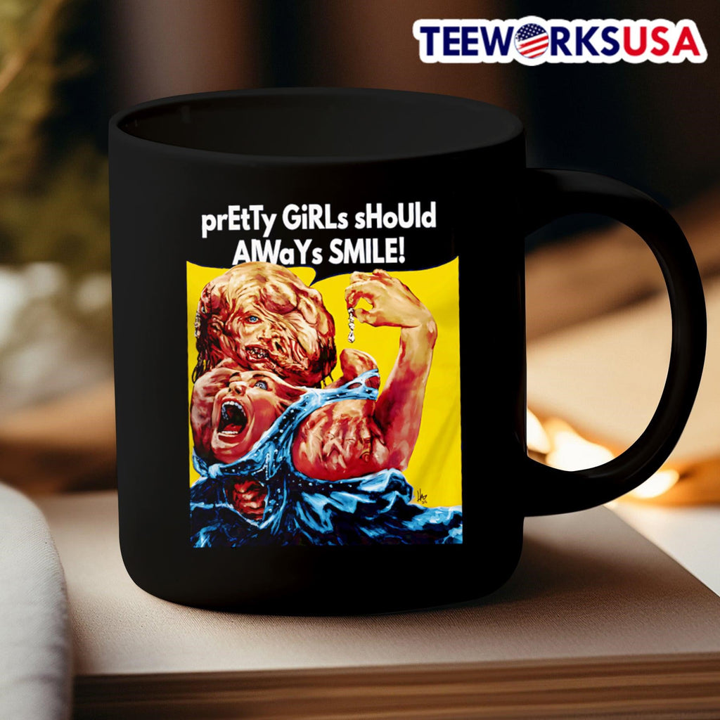 The Substance Pretty girls should always smile - Adult & Kids T-Shirts, Sweatshirts & Hoodies apparel design preview 3