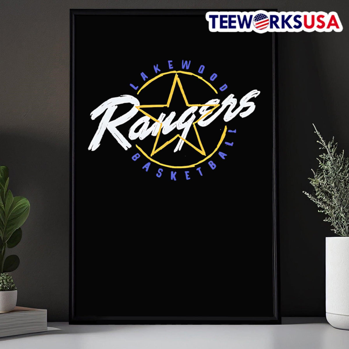Lakewood Rangers Basketball - Adult & Kids T-Shirts, Sweatshirts & Hoodies apparel design preview 5