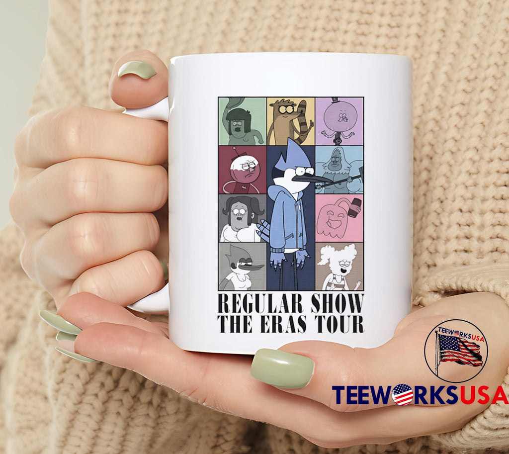 Regular show the eras tour - Adult & Kids T-Shirts, Sweatshirts & Hoodies apparel design preview 6