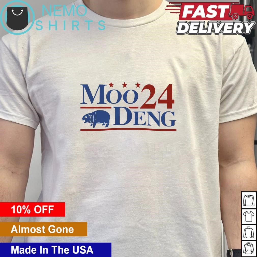 Moo Deng 24 election cover - Adult & Kids T-Shirts, Sweatshirts & Hoodies apparel design preview 5