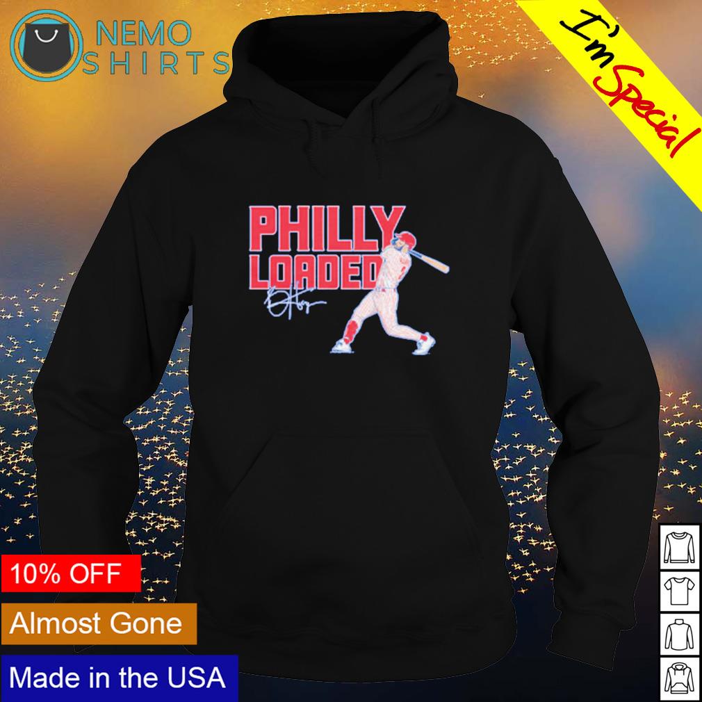 Bryce Harper philly loaded signature - Adult & Kids T-Shirts, Sweatshirts & Hoodies apparel design preview 2