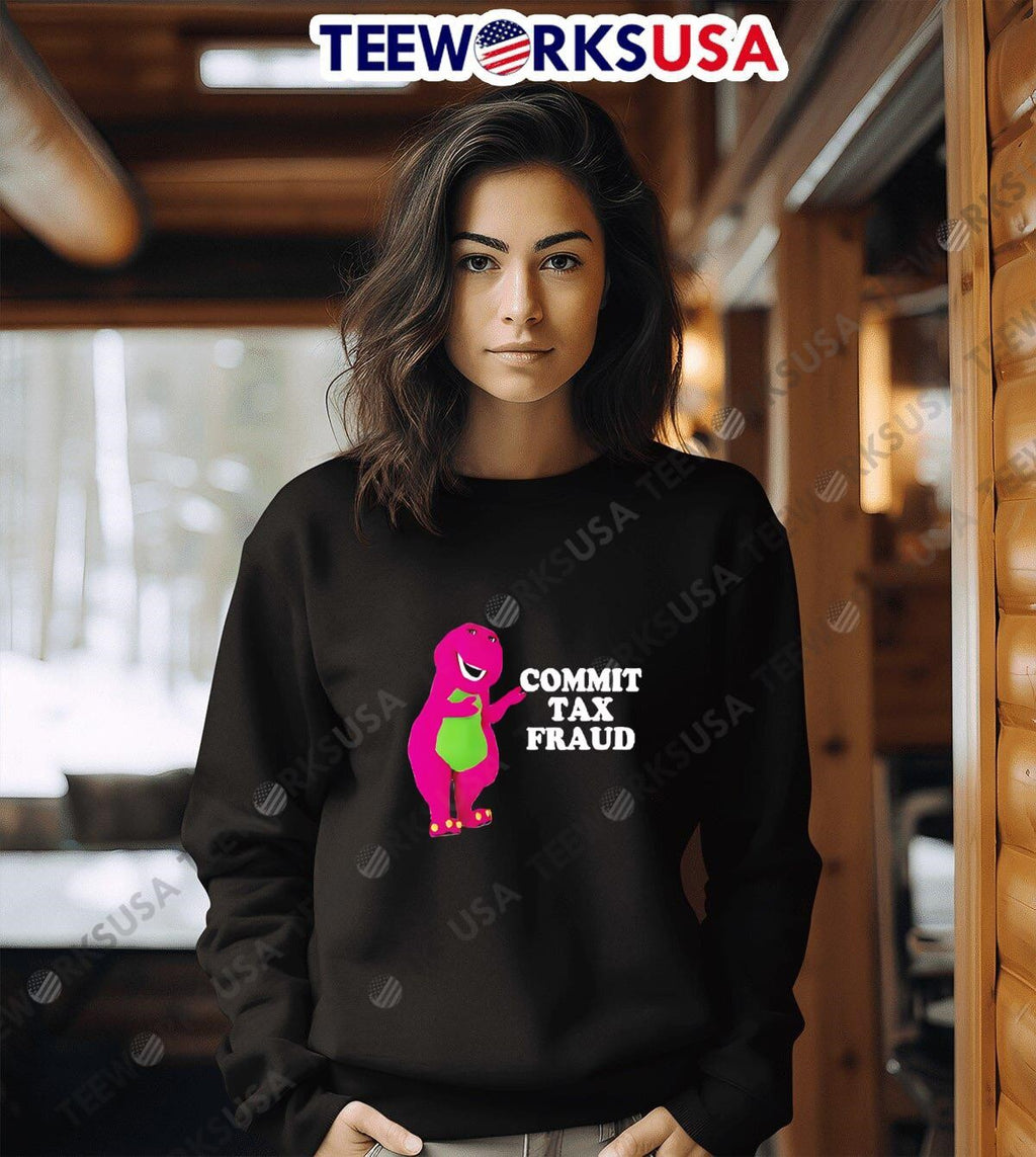 Harajuku Cartoon commit tax fraud - Adult & Kids T-Shirts, Sweatshirts & Hoodies apparel design preview 3