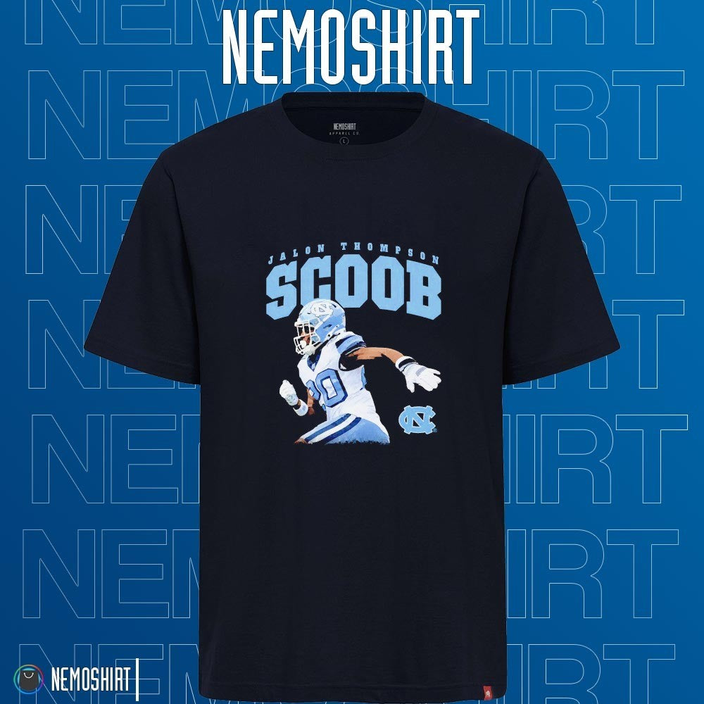 Scoob Jalon Thompson North Carolina Tar Heels player - Adult & Kids T-Shirts, Sweatshirts & Hoodies apparel design preview 1
