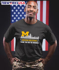 Skyline name Michigan Wolverines thank you for the - Adult & Kids T-Shirts, Sweatshirts & Hoodies apparel design preview 1