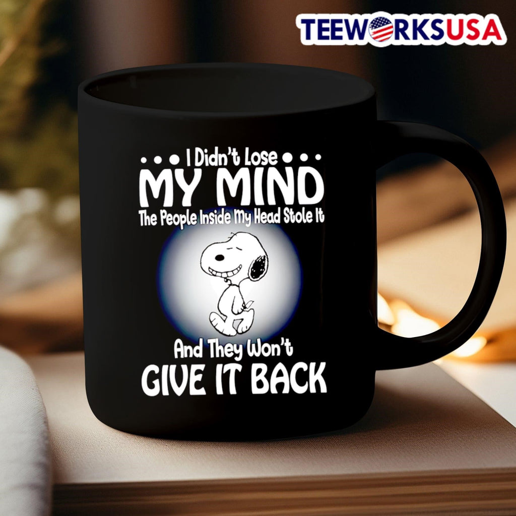 Snoopy I didn't lose my mind the people inside head - Adult & Kids T-Shirts, Sweatshirts & Hoodies apparel design preview 3