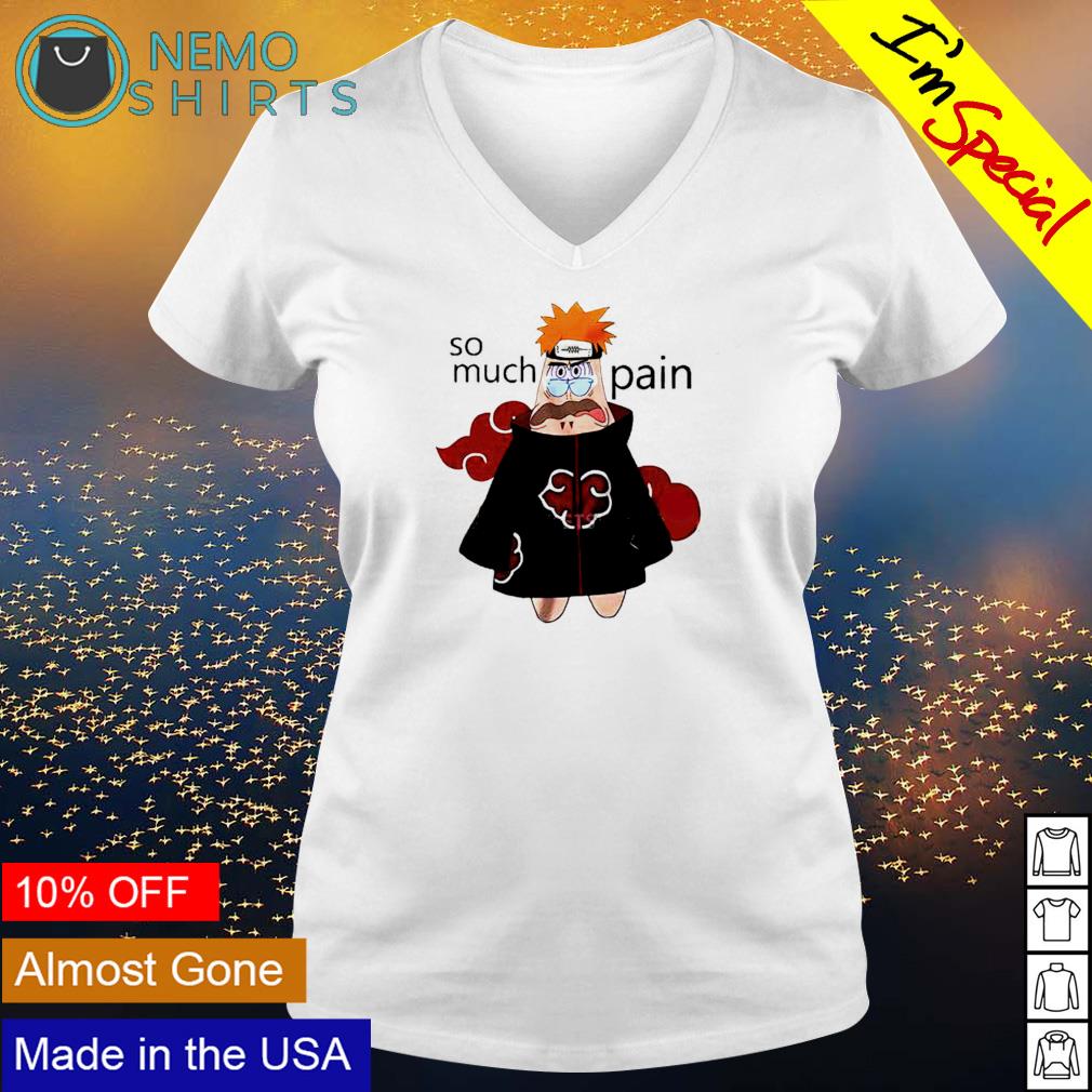 Patrick Star Naruto so much pain - Adult & Kids T-Shirts, Sweatshirts & Hoodies apparel design preview 5