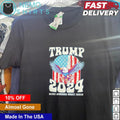 Trump 2024 eagle make American great again - Adult & Kids T-Shirts, Sweatshirts & Hoodies apparel design preview 1