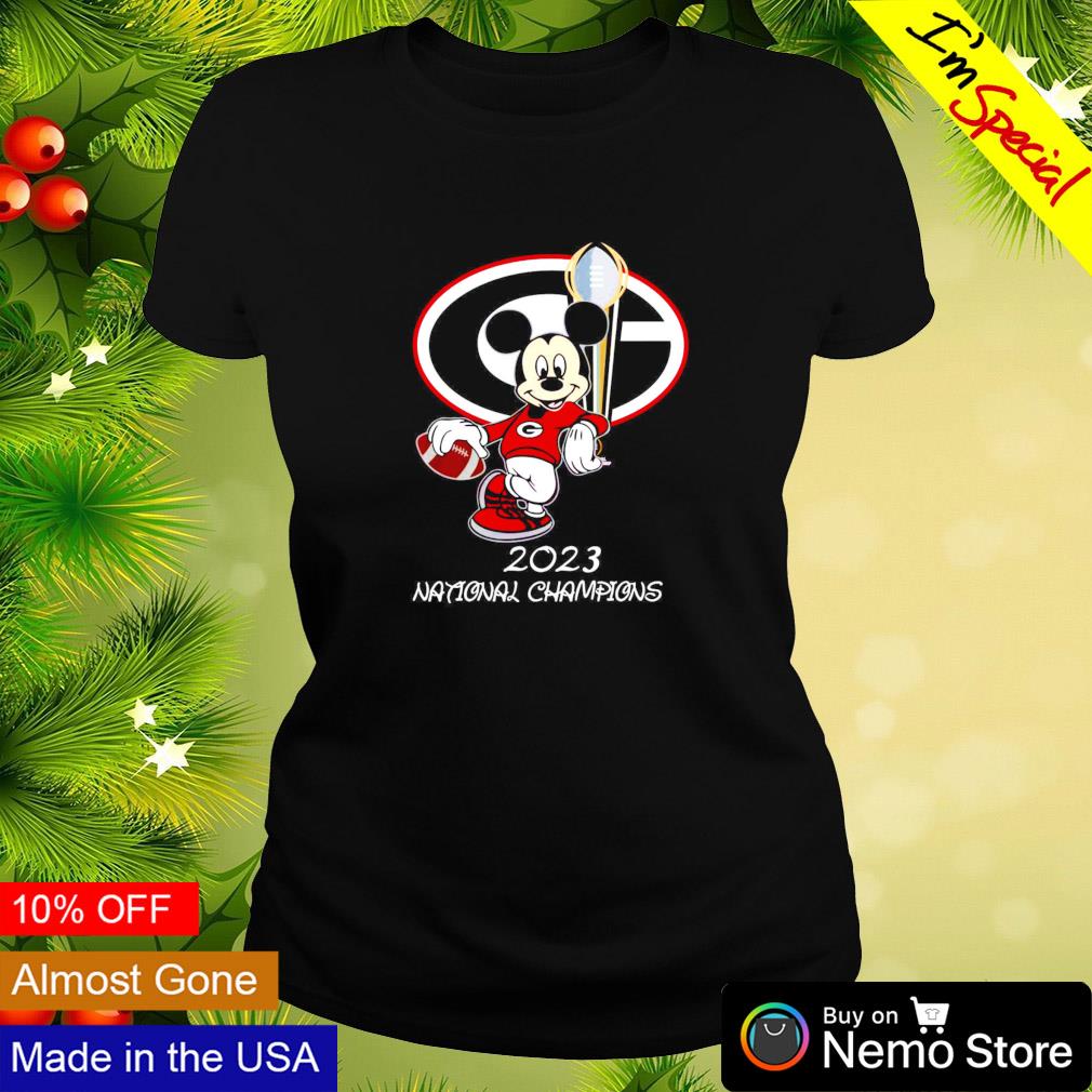 Georgia Bulldogs 2023 national championship Mickey - Adult & Kids T-Shirts, Sweatshirts & Hoodies product image 3