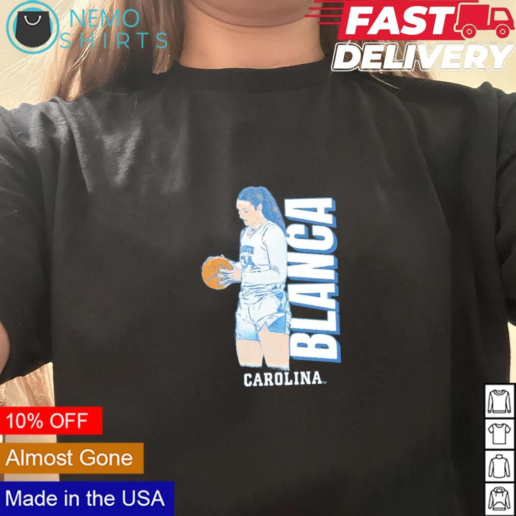 Blanca Thomas North Carolina Tar Heels cartoon player - Adult & Kids T-Shirts, Sweatshirts & Hoodies apparel design preview 3