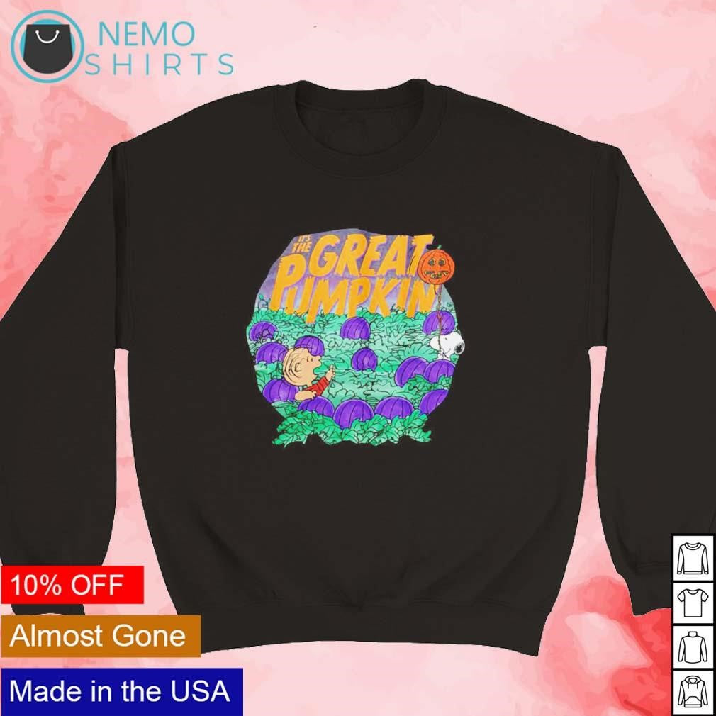Peanuts Charlie Brown Snoopy it's the great pumpkin - Adult & Kids T-Shirts, Sweatshirts & Hoodies apparel design preview 3