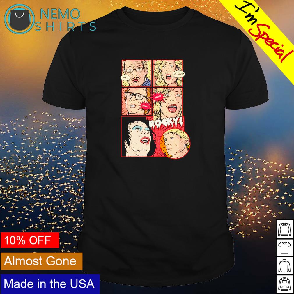 Rocky Horror Picture Show Janet Dr. Scott Brad - Adult & Kids T-Shirts, Sweatshirts & Hoodies apparel design preview 1