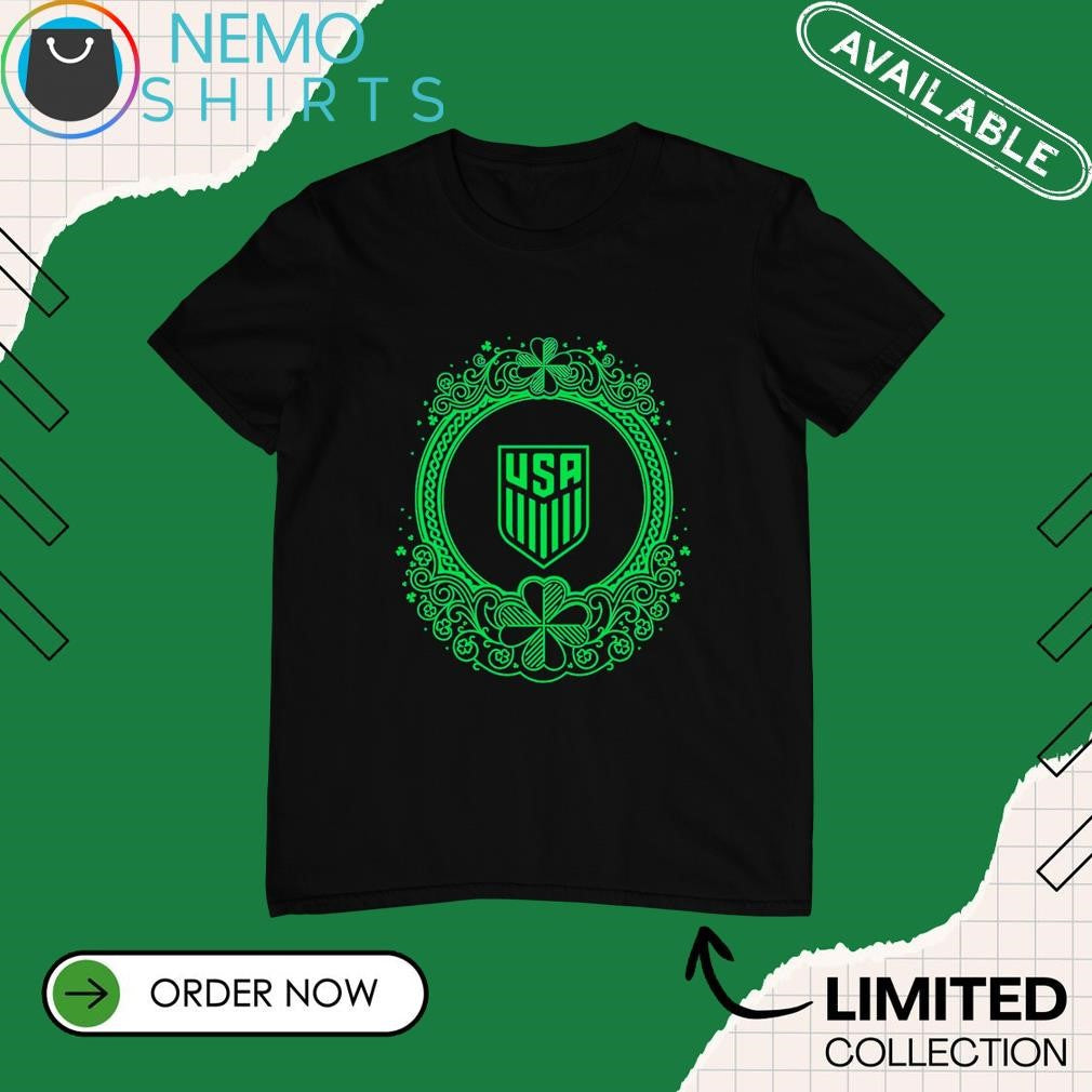 USMNT St. Patrick's day logo - Adult & Kids T-Shirts, Sweatshirts & Hoodies apparel design preview 1