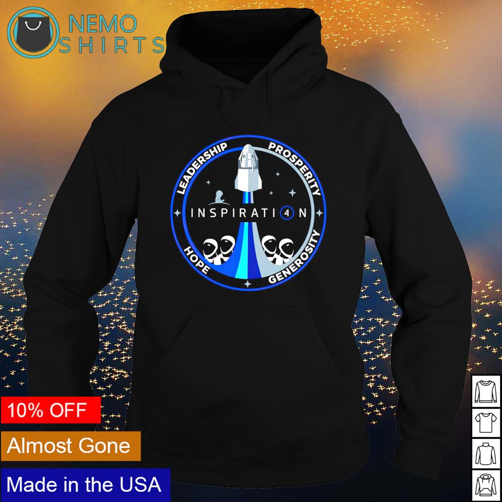 Spacex Inspiration 4 leadership prosperity hope - Adult & Kids T-Shirts, Sweatshirts & Hoodies apparel design preview 2