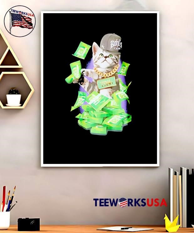Kohls cash kitty graphic funny cat - Adult & Kids T-Shirts, Sweatshirts & Hoodies apparel design preview 5