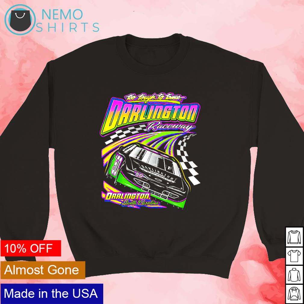 Darlington raceway throwback South Carolina - Adult & Kids T-Shirts, Sweatshirts & Hoodies apparel design preview 3