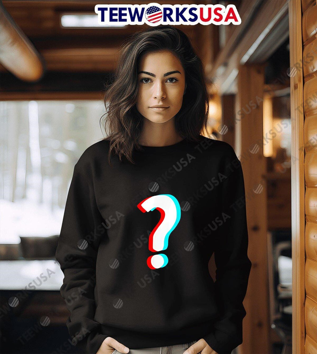 Question Mark Tiktok - Adult & Kids T-Shirts, Sweatshirts & Hoodies apparel design preview 6