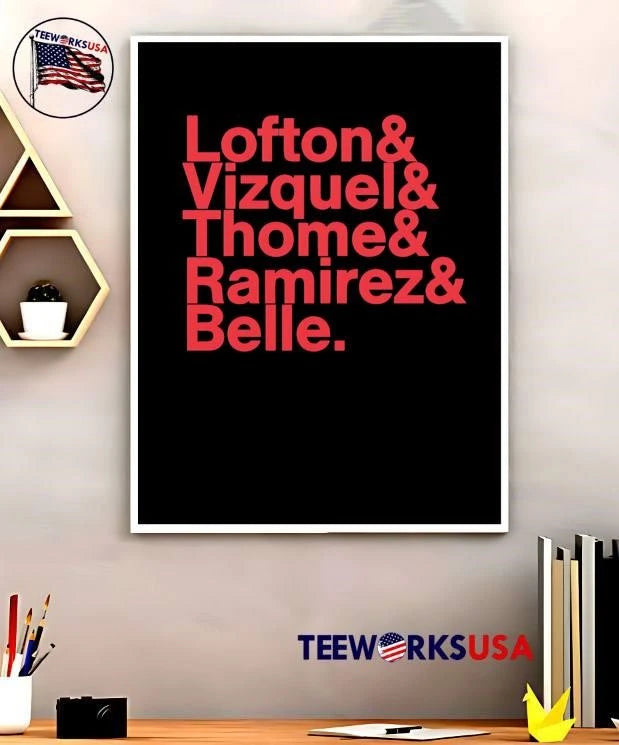 Cleveland Baseball Legends Lofton Vizquel Thome - Adult & Kids T-Shirts, Sweatshirts & Hoodies apparel design preview 5