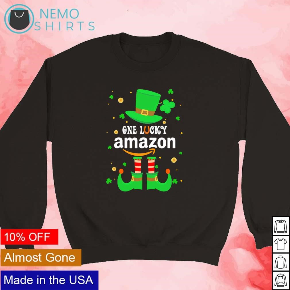 The Elf one lucky Amazon St. Patrick's day - Adult & Kids T-Shirts, Sweatshirts & Hoodies apparel design preview 5