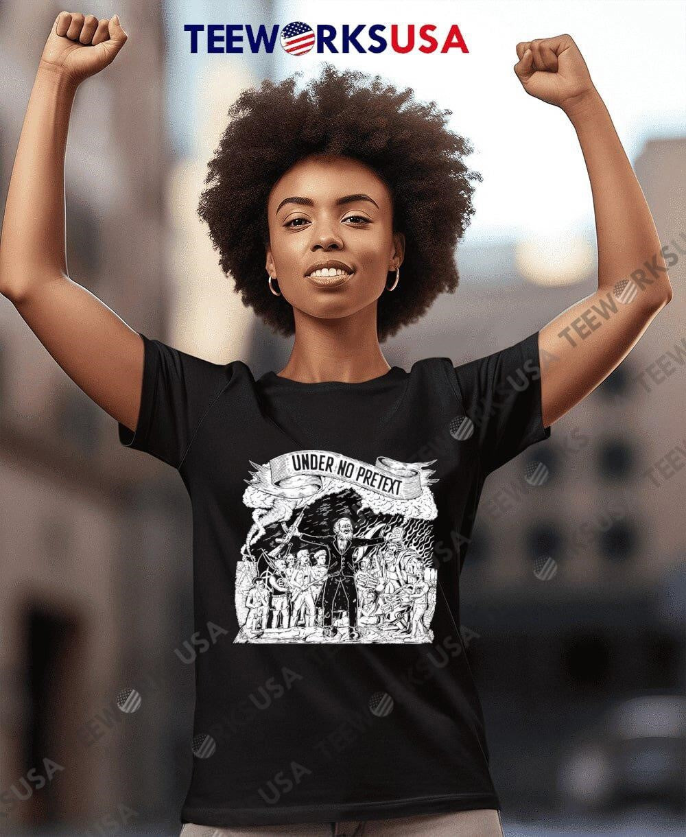 Under no pretext retro - Adult & Kids T-Shirts, Sweatshirts & Hoodies apparel design preview 4