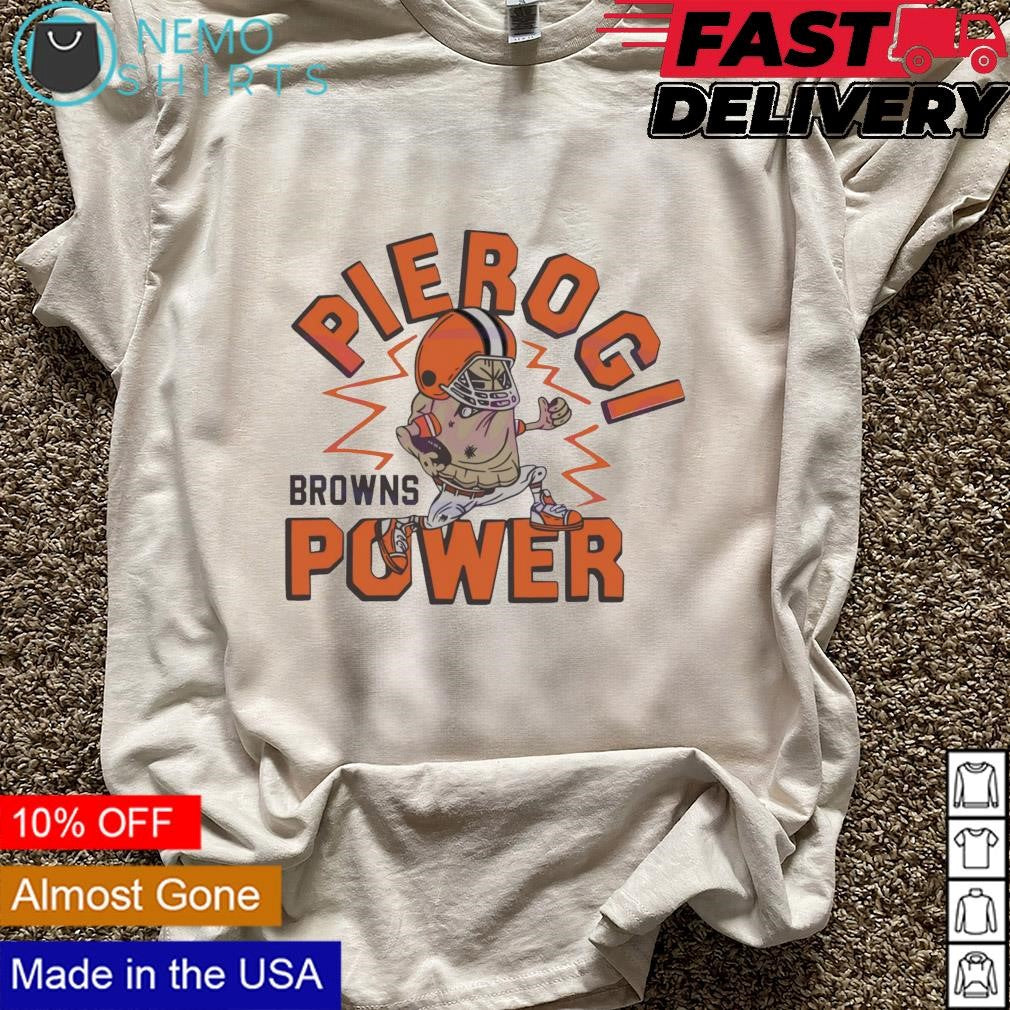 Cleveland Browns Pierogi Power - Adult & Kids T-Shirts, Sweatshirts & Hoodies apparel design preview 5