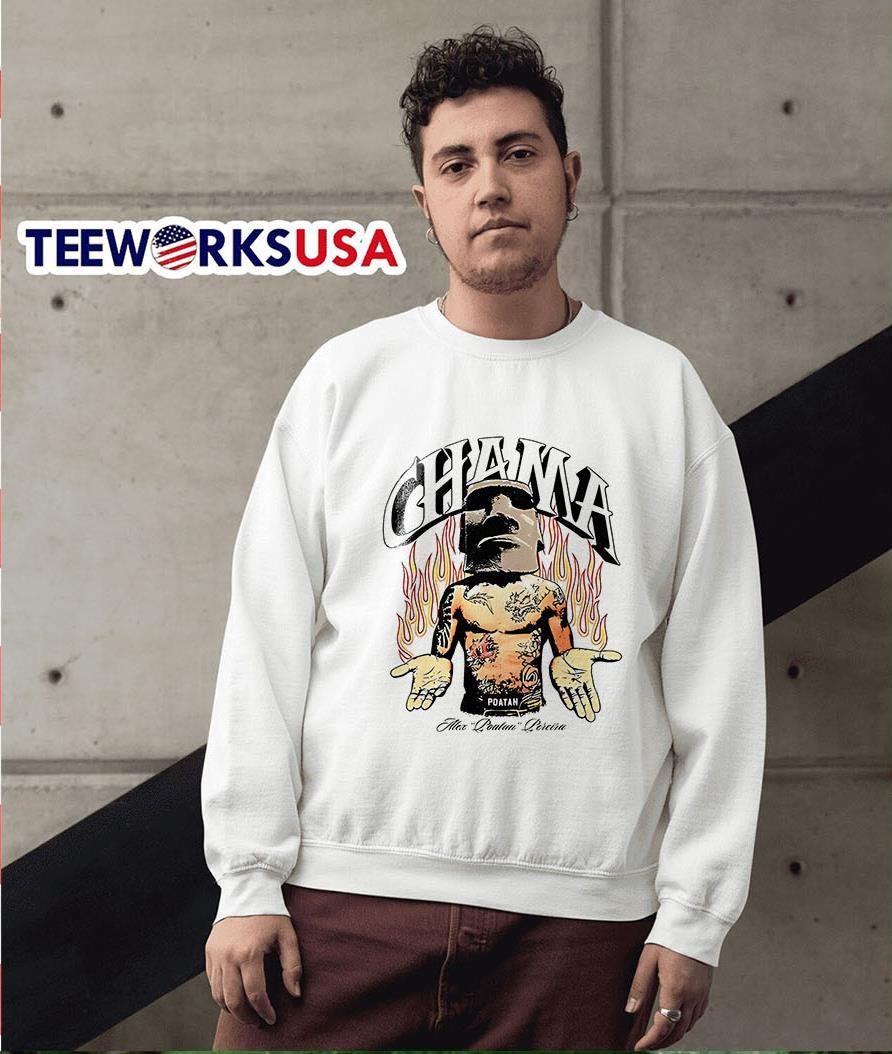 Chama Championship Alex Poatan Pereira - Adult & Kids T-Shirts, Sweatshirts & Hoodies apparel design preview 5