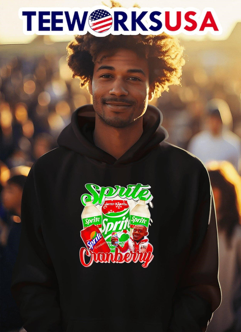 Sprite Cranberry Bron Lebron James - Adult & Kids T-Shirts, Sweatshirts & Hoodies apparel design preview 2