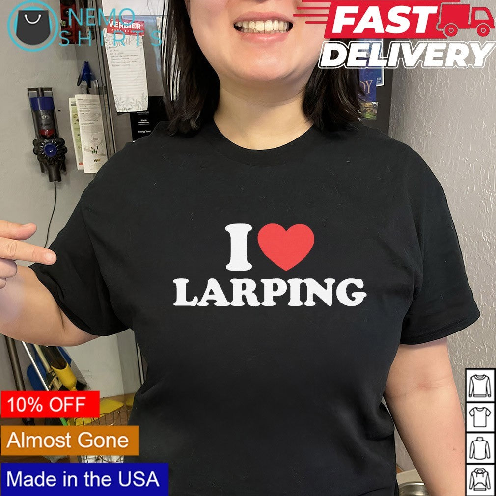 I love larping - Adult & Kids T-Shirts, Sweatshirts & Hoodies apparel design preview 2