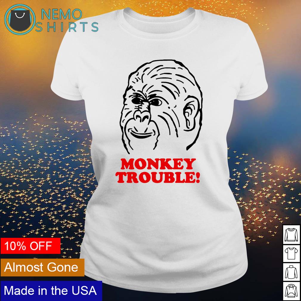 Monkey trouble - Adult & Kids T-Shirts, Sweatshirts & Hoodies apparel design preview 3