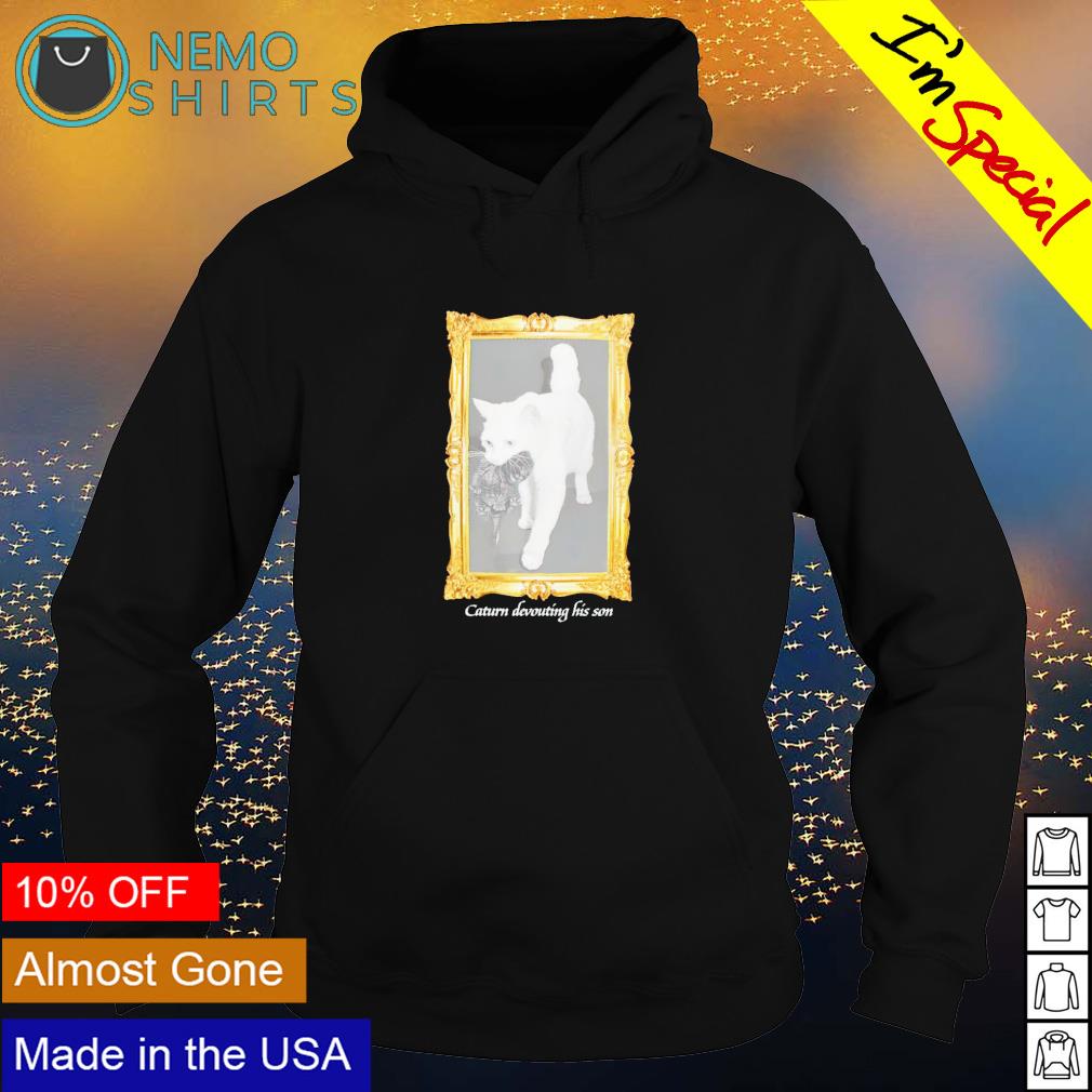 Caturn devouting his son - Adult & Kids T-Shirts, Sweatshirts & Hoodies apparel design preview 2