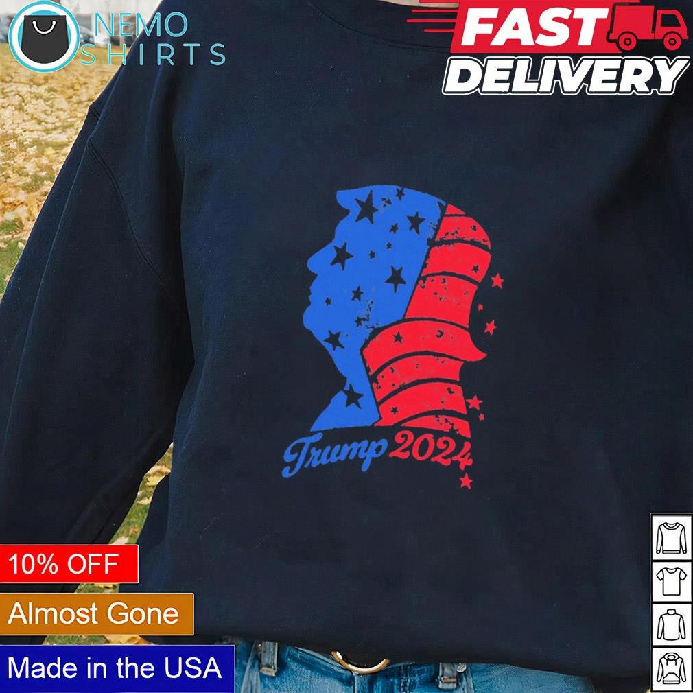 Trump profile USA - Adult & Kids T-Shirts, Sweatshirts & Hoodies apparel design preview 1