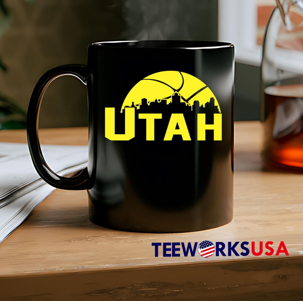 Utah Jazz Cityscape Skyline style 2025 - Adult & Kids T-Shirts, Sweatshirts & Hoodies apparel design preview 2