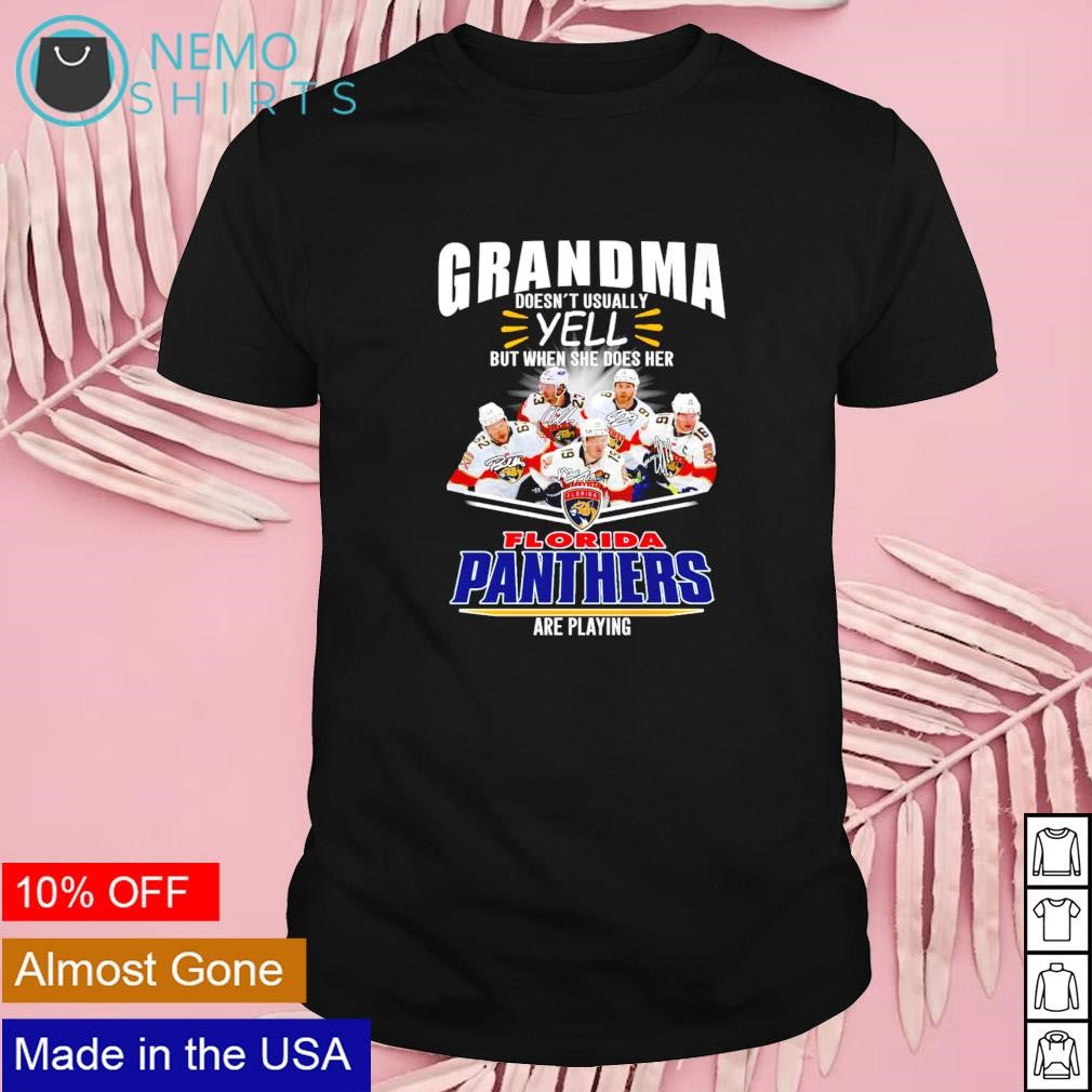 Grandma doesn't usually yell but when she does her - Adult & Kids T-Shirts, Sweatshirts & Hoodies apparel design preview 1