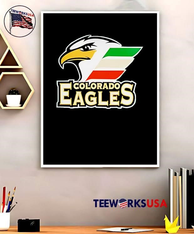 Colorado Eagles Hockey Logo - Adult & Kids T-Shirts, Sweatshirts & Hoodies apparel design preview 5