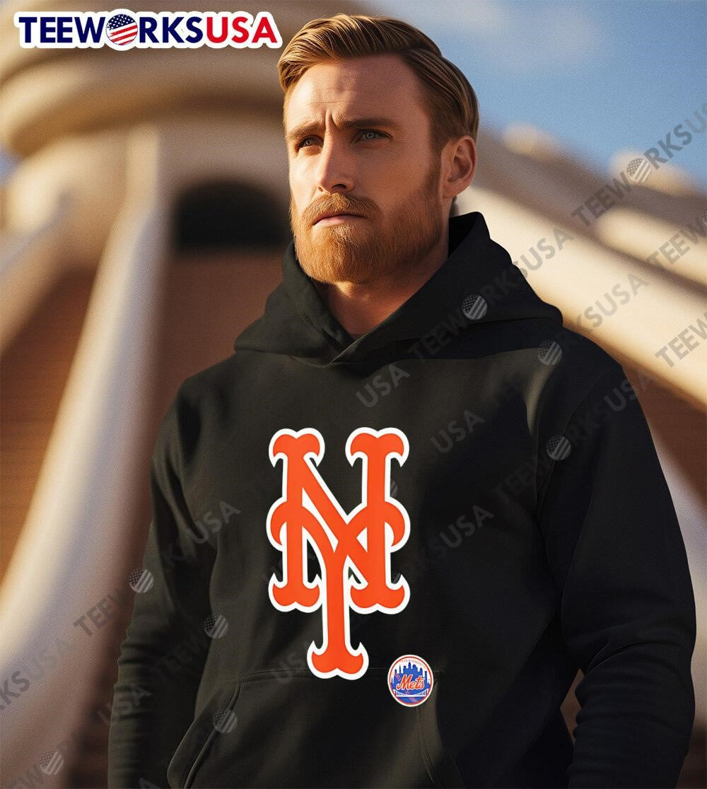 NY New York Mets logo - Adult & Kids T-Shirts, Sweatshirts & Hoodies apparel design preview 3