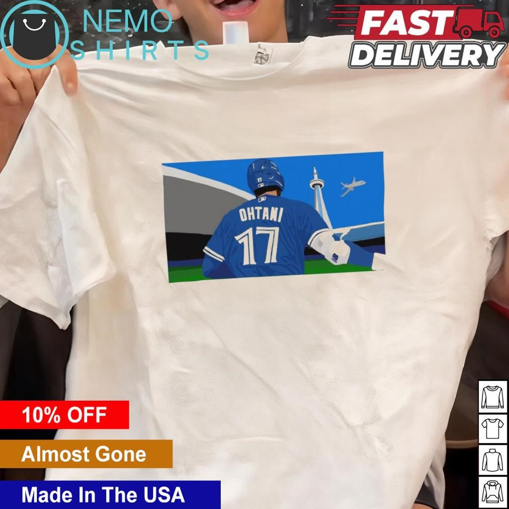 Shohei Ohtani Los Angeles Dodgers back cartoon - Adult & Kids T-Shirts, Sweatshirts & Hoodies apparel design preview 1