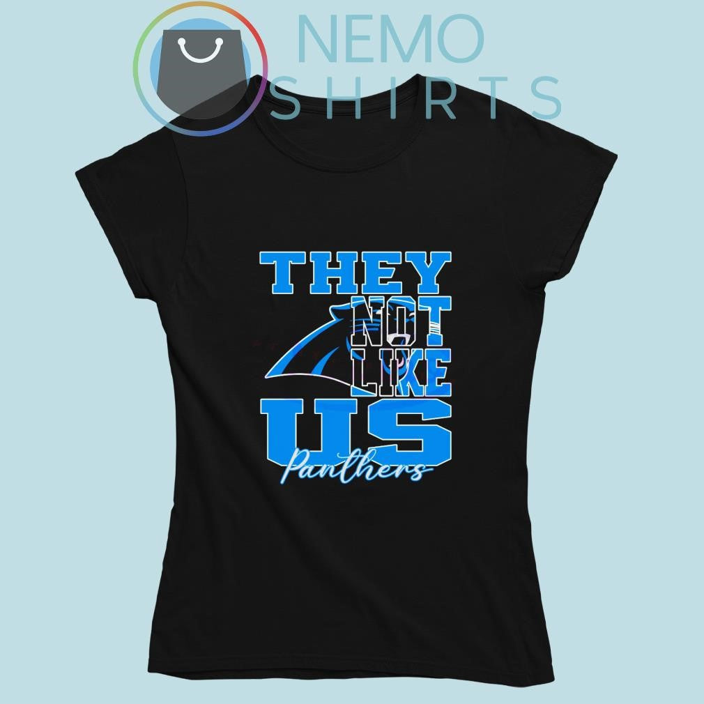 Carolina Panthers they not like us - Adult & Kids T-Shirts, Sweatshirts & Hoodies apparel design preview 5