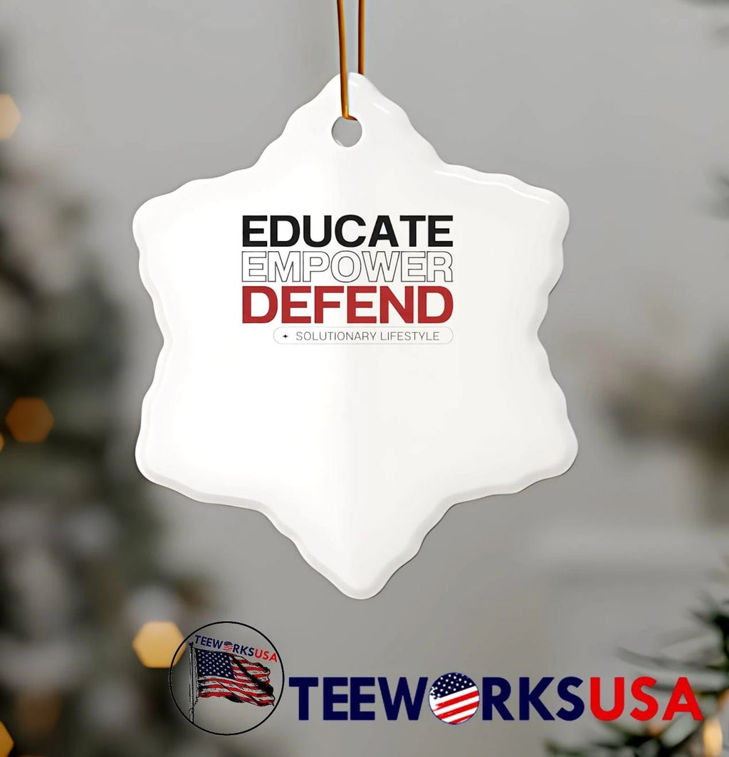 Solutionary Lifestyle Educate Empower Defend Stacked - Adult & Kids T-Shirts, Sweatshirts & Hoodies apparel design preview 5