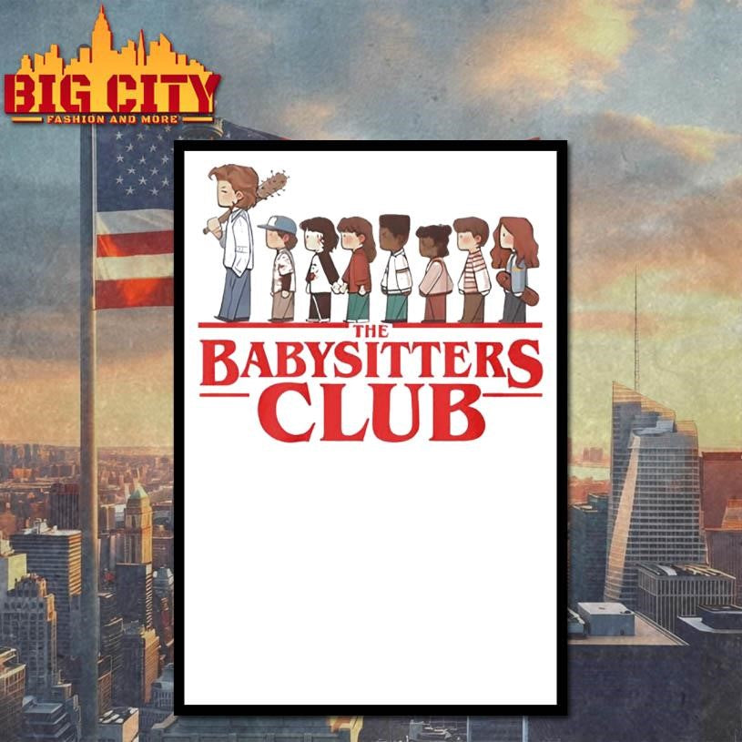 The Baby Sitters Club Steve Harrington Stranger - Adult & Kids T-Shirts, Sweatshirts & Hoodies apparel design preview 4