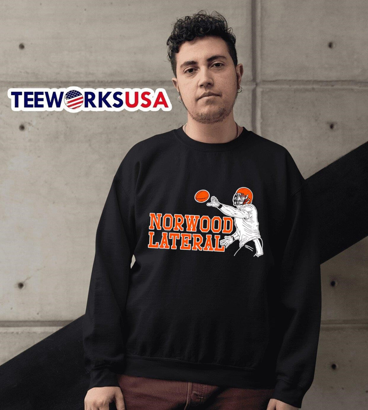 Norwood Lateral Cincy football - Adult & Kids T-Shirts, Sweatshirts & Hoodies apparel design preview 6