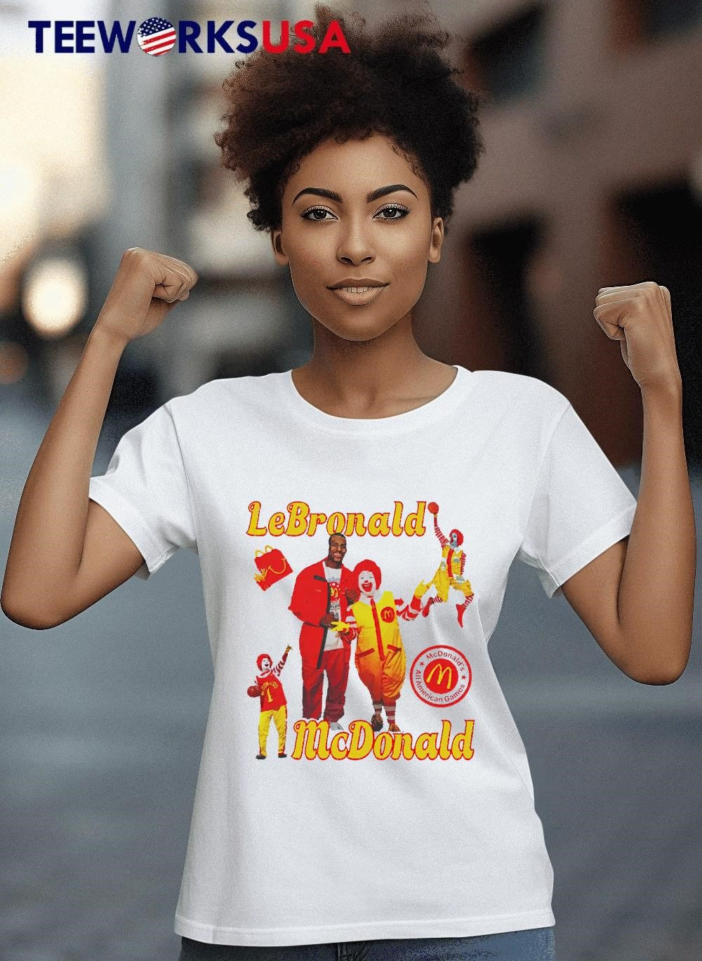 LeBronald McDonald all American games - Adult & Kids T-Shirts, Sweatshirts & Hoodies apparel design preview 4