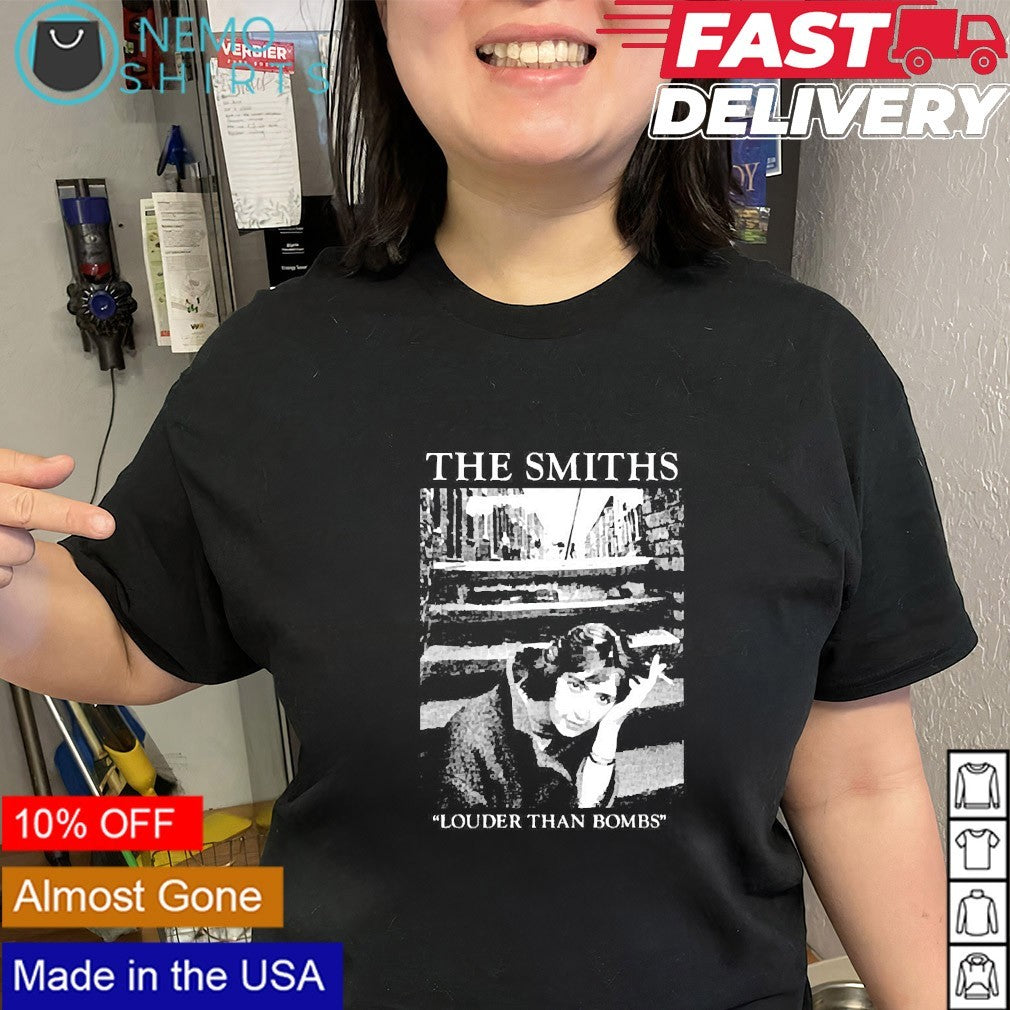 The smiths Louder Than Bombs smoking - Adult & Kids T-Shirts, Sweatshirts & Hoodies apparel design preview 3